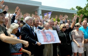 Jackson Square Grant Check