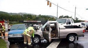 Accident at Oak Ridge Turnpike and Melton Lake Drive