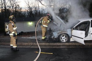Car Fire West Outer Drive