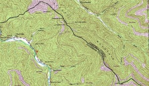 Redoak Mountain Topographical View