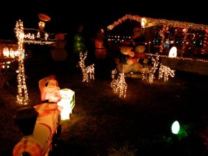 Christmas Lights in Oliver Springs