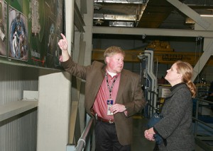 Kelly Beierschmitt and Terry Frank at ORNL