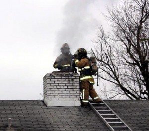 Jason Benjamin and Matt Hackney at Chimney Fire