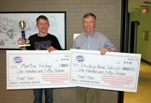 Martin Dickey First Place Bridge Building