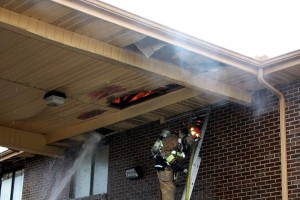 Motel 6 Attic Fire