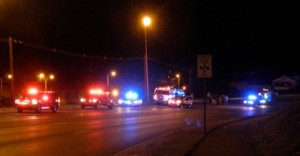 Oak Ridge Police and Fire at Irene Lane Crash