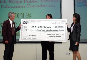 ORPSEF Donates to Oak Ridge Schools