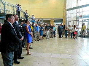 Oak Ridge Schools Press Conference Crowd