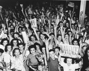 Ed Westcott's "War Ends" Photo