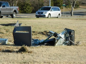 Y-12 Federal Credit Union ATM Debris