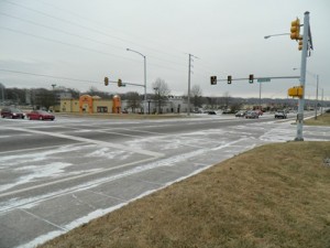 Light Snowfall in Oak Ridge