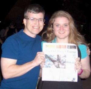 Stan and Danah Mitchell with Oak Ridge Observer