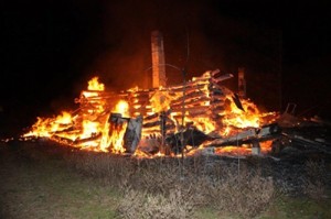 Windrock Road Fire at Cabin