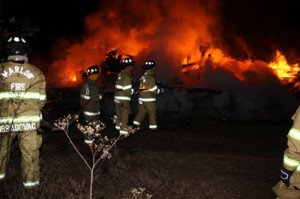 Windrock Road Fire at Cabin