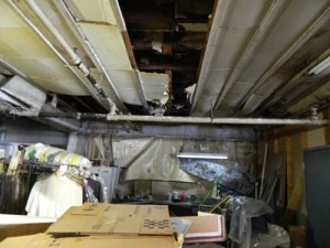 Classic Cleaners Hole in Roof