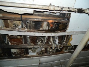 Classic Cleaners Hole in Roof