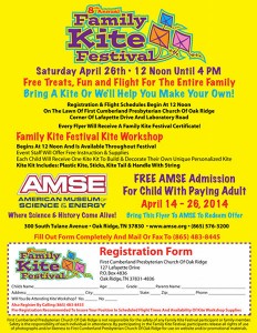 Eighth Annual Family Kite Festival Flyer 2014