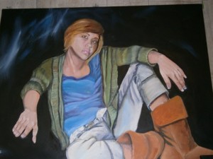 Jacqueline Page Oil Painting at Oak Ridge Library