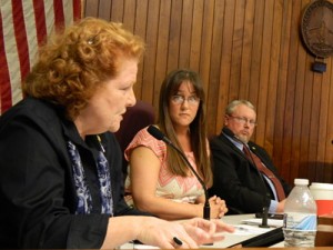 Anne Garcia Garland, Trina Baughn, and Chuck Hope