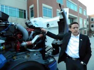 Claus Daniel at ORNL with SuperTruck