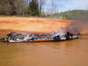 Norris Lake Boat Fire