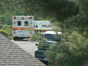 Jellico Lane Standoff Ambulance