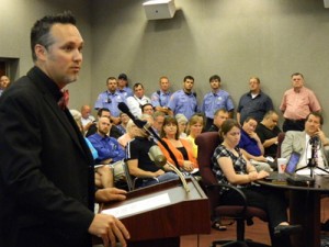 Chris Marczak at City Council Budget Meeting