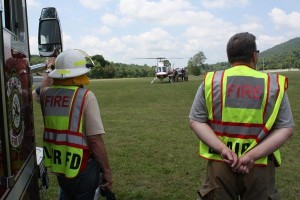 Lifestar Medical Helicopter Kelleytown Baptist Church