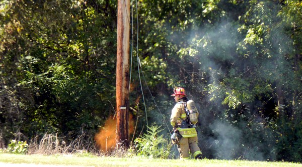 Oak Ridge Fire Department Eric Moscari Gas Line Fire