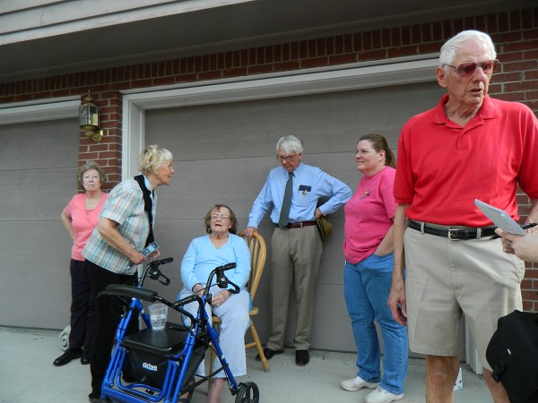 Morris and Barbara Osborne at Riverview Drive Fire