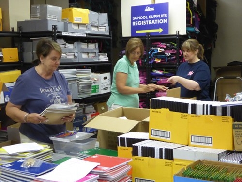South Baptist Clinton and ADFAC School Supplies