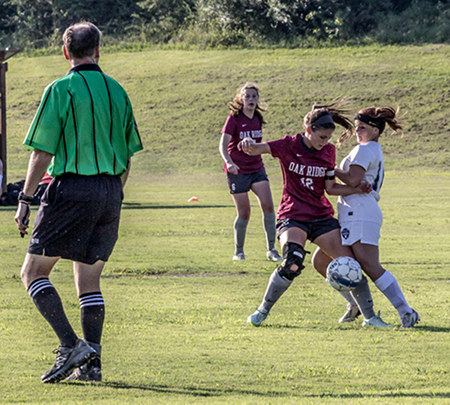 Oak Ridge Lady Wildcats Alex Allen and Karns Soccer