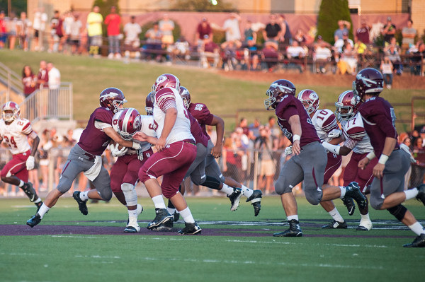 Oak Ridge Wildcats T.J. Allison at Dobyns-Bennett