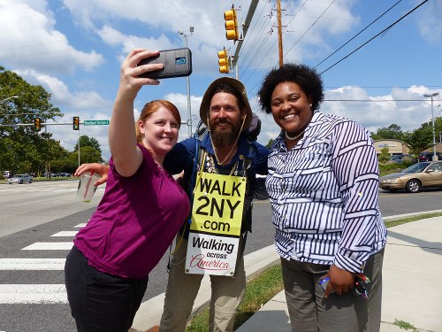 Ryan Ray Selfie on South Illinois Avenue in Woodland