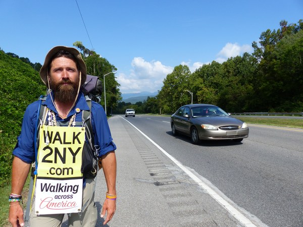 Ryan Ray Walking on North Illinois Avenue