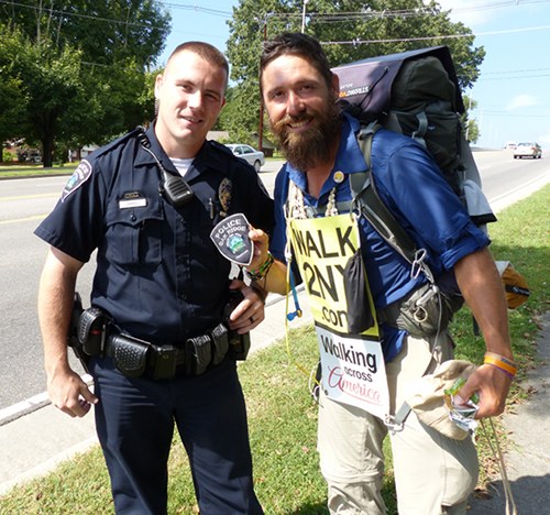 Scott Carroll and Ryan Ray on North Illinois Avenue