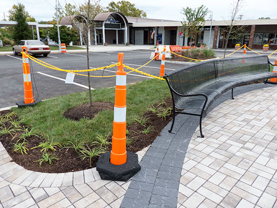 Jackson Square Benches and Landscaping Sept. 28, 2015