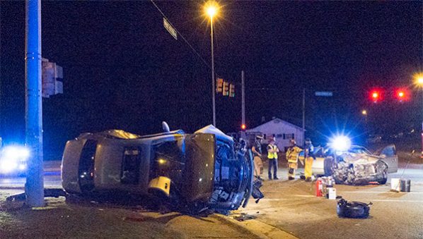 North Illinois Avenue and West Outer Three-Car Crash