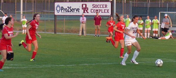 Oak Ridge Lady Wildcats Kate Hausladen and West