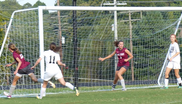 Oak Ridge Lady Wildcats Macy Barclay and Central Bobcats