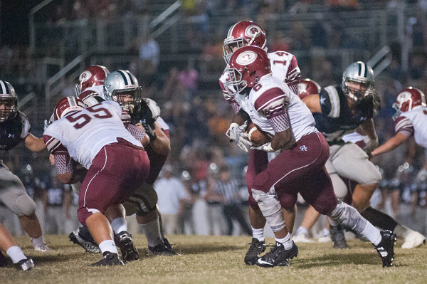 Oak Ridge Wildcats Handoff T.J. Allison at Farragut Admirals