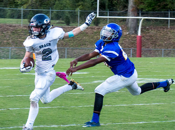 Grace Christian Taylor Shannon and Jefferson Middle Isaiah Johnson-oct-8-2015