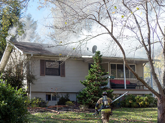 Delaware Avenue Fire on Nov. 14, 2015
