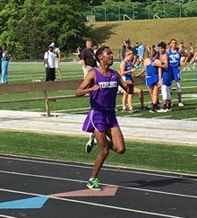 Gashaw Duhamel 3200 Meter Run Finish Class A-AA East Section Final May 19 2016