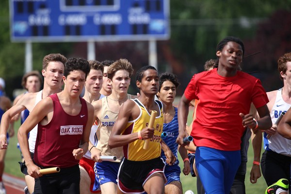 Oak Ridge Villegas Relay at State Track Meet May 27 2016 Bowden