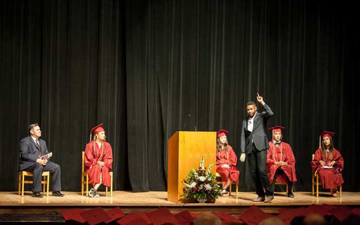 Inky Johnson at Oak Ridge High School Convocation June 1 2016