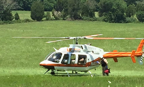 Lifestar at Mahoney Road Crash July 21 2016 Cropped