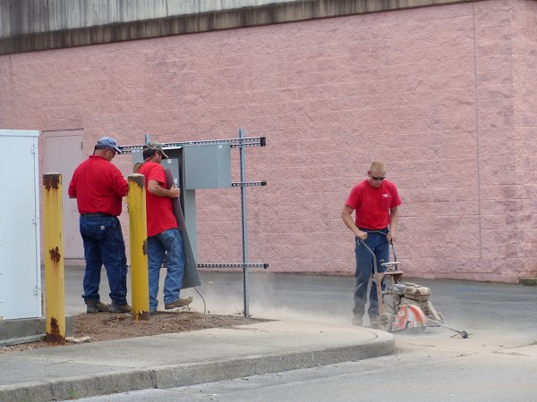 Main Street Oak Ridge Electrical Work Goody's July 18 2016