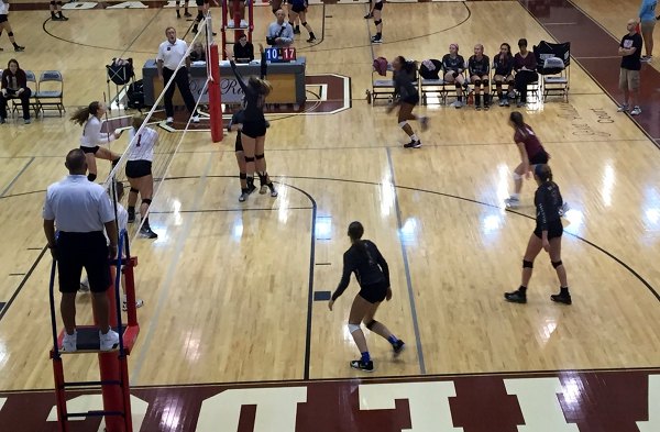 Oak Ridge High School Varsity Volleyball at Early Bird Tournament Aug 20 2016