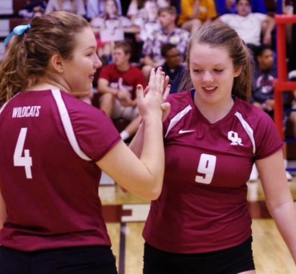 The Oak Ridge Lady Wildcats finished undefeated in the district at home against Central on Senior Night on Thursday, Sept. 22, 2016. (Photo by Jennifer Galloway)